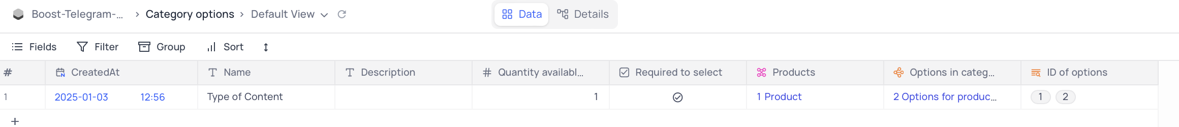 Related Products Example